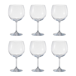Jogo de Taça Gin Tônica Anna Cristal Ecológico 600 ml 6 Peças Bohemia Menor preço em Jogo de Taça Gin Tônica Anna Cristal Ecológico 600 ml 6 Peças Bohemia