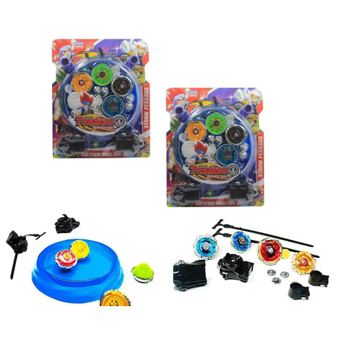 Beyblade 4 In 2 Com Luz + 4 Beyblade + 2 Lançadores Arena em Promoção na  Americanas