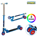 Patinete do Jogo Sonic Infantil Meninos de Duas Rodas Azul na Americanas  Empresas