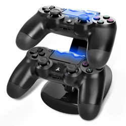 Carregador Controle PS4 Suporte Dock Vertical Playstation 4 + Cabo USB - Oivo é boa?