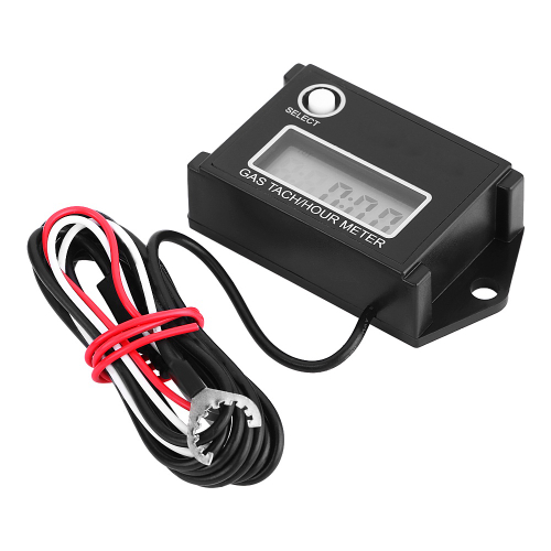 Lcd Tach / Hour Meter Tacômetro Digital rpm com fio Go Kart 2 ou 4