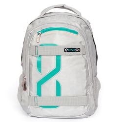 Menor preço em Mochila Escolar c/ Skatebag Notebook Capa Chuva - Cinza/verde
