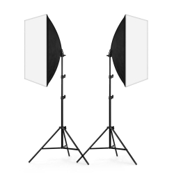 Kit Youtuber 2 Softbox 50 X 70 E27 Luz + 2 Tripes 2m Menor preço em Kit Youtuber 2 Softbox 50 X 70 E27 Luz + 2 Tripes 2m