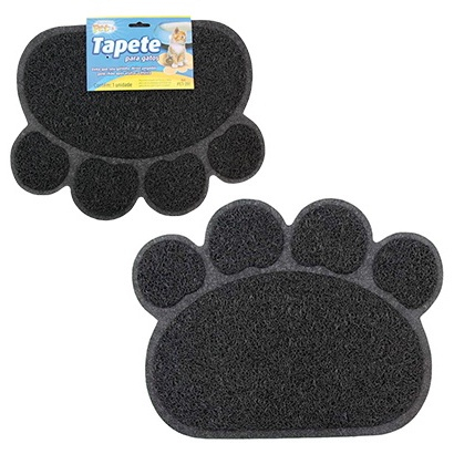 Jogo americano de PVC para gato preto conjunto de 1, gatos pretos fofos jogo  americano de vinil tecido resistente ao calor fácil de limpar tapete de  mesa de PVC lavável antiderrapante para