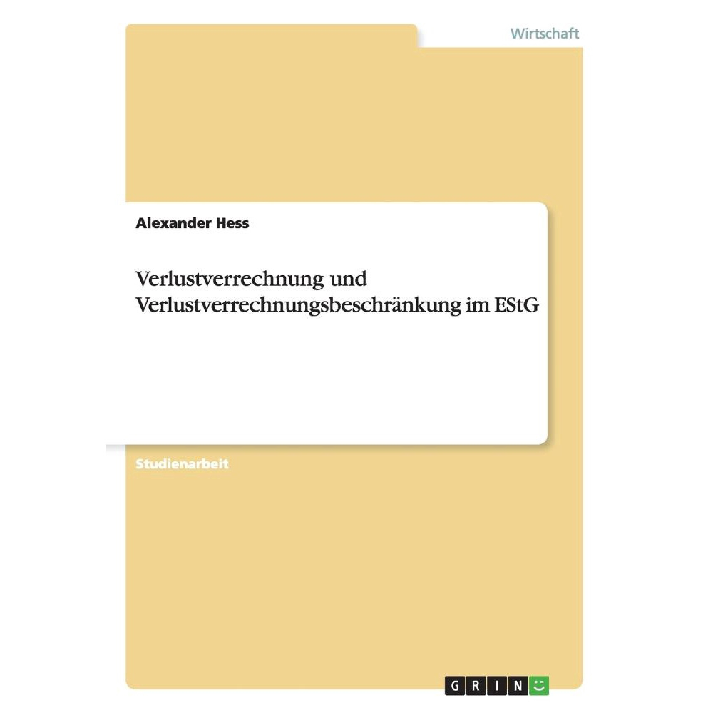 verlustverrechnung 20 abs 6 estg