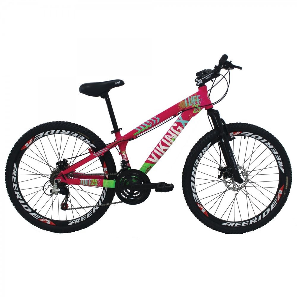 Bicicleta Viking X TUFF25 Freeride Aro 26 Freio a Disco 21