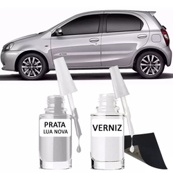Tinta Tira Risco Automotivo Toyota Etios Cor Prata Lua Nova Menor preço em Tinta Tira Risco Automotivo Toyota Etios Cor Prata Lua Nova