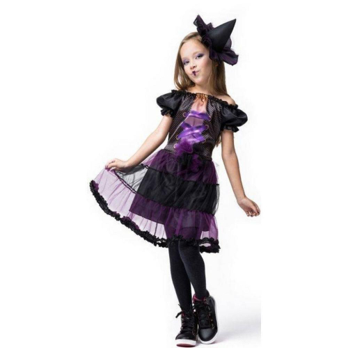 Bruxinhald08w0schog fantasia halloween infantil feminina