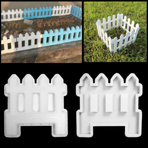 Molde De Cerca Antigo De Plastico Para Piscina De Flores Tijolo Cimento Quintal Decoracao De Jardim Novo Nas Americanas