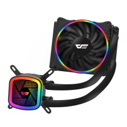DarkFlash DT120 Water Cooling Fan Ice Tower Water Cooler com rgb 120mm 4Pin pwm cpu Cooling para Inetel amd cpu é boa?