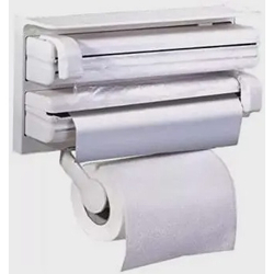 Suporte Papel Porta Rolo Toalha Aluminio Filme Cozinha 3 X 1 é boa?