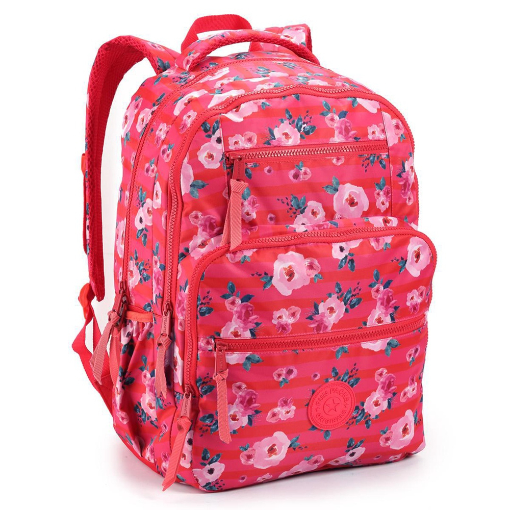 Mochila Feminina Floral Tipo Capricho Vermelho G em Promo o na