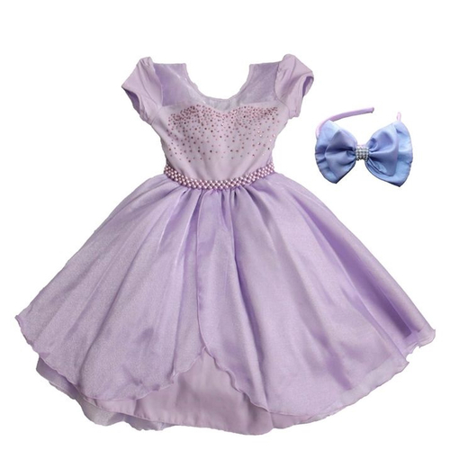 Vestido Fantasia Infantil Princesa Sofia Festa Luxo E Tiara em Promoção na  Americanas