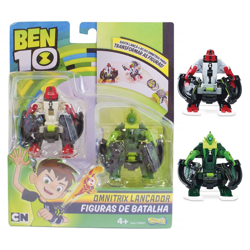 Boneco Articulado Gigante - Ben 10 - Alien Chama - Mimo Toys em