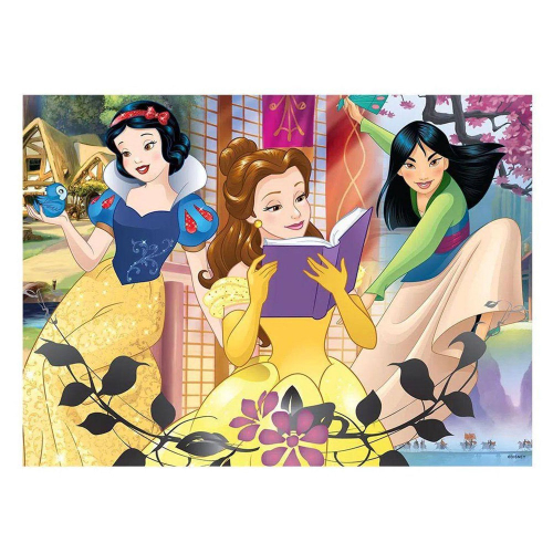 Quebra-cabeça Infantil 100 Peças Princesas Disney Grow em Promoção na  Americanas