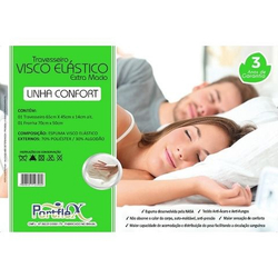 Travesseiro Visco Elástico Extra Macio Portflex 50cm x 70cm Menor preço em Travesseiro Visco Elástico Extra Macio Portflex 50cm x 70cm
