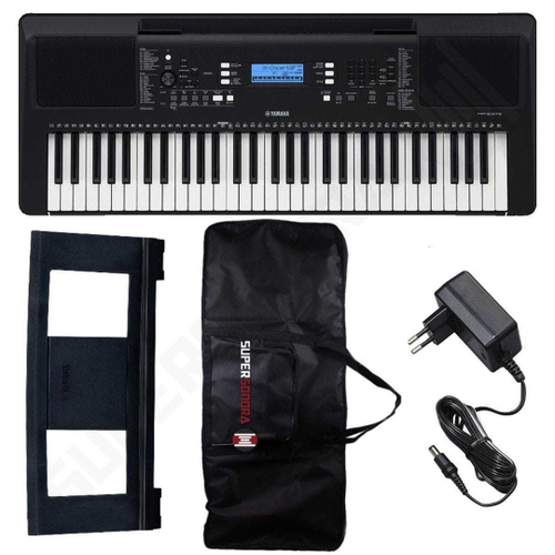 Yamaha Teclado Arranjador PSR-E373 (61 Teclas Sensitivas/Fonte