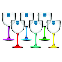 06 Taças De Gin Tônica Acrílico Bicolor 580 Ml Varias Cores Menor preço em 06 Taças De Gin Tônica Acrílico Bicolor 580 Ml Varias Cores