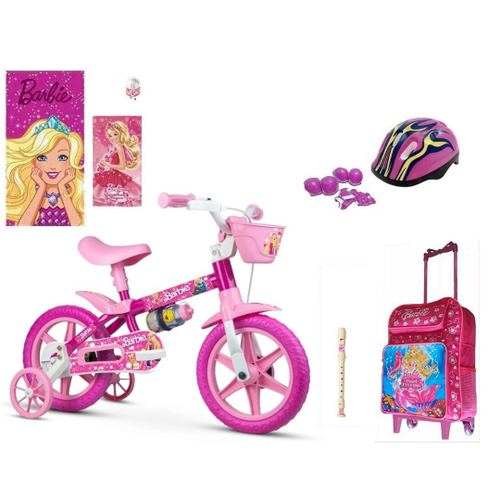 Boneca Barbie Ciclista Com Bicicleta Hby28 - Mattel