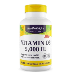 Vitamina D3 5000 Iu 360 Softgels Healthy Origins é boa?