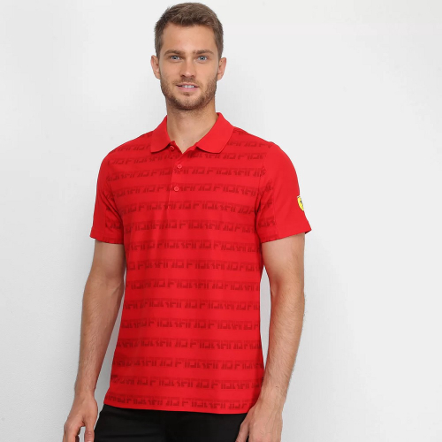 Camisa polo best sale ferrari vermelha