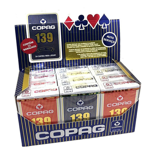 Cartas Para Jogar 1001 Copag 12 Estojos C/2 Baralhos em Promoção na  Americanas