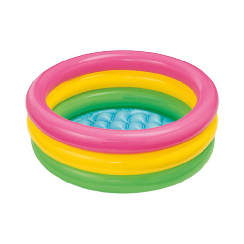 Inflavel Piscina Circulo Bebe Piscina Infantil Bebe Colorido Piscina Freshzone Nas Americanas