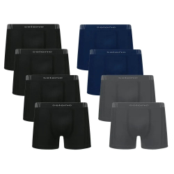 Kits de Cueca Boxer Selene Sem costura Original cores Sortidas Menor preço em Kits de Cueca Boxer Selene Sem costura Original cores Sortidas