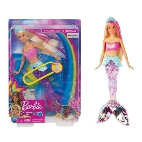 Boneca Articulada - Barbie Dreamtopia - Sereia com Luzes