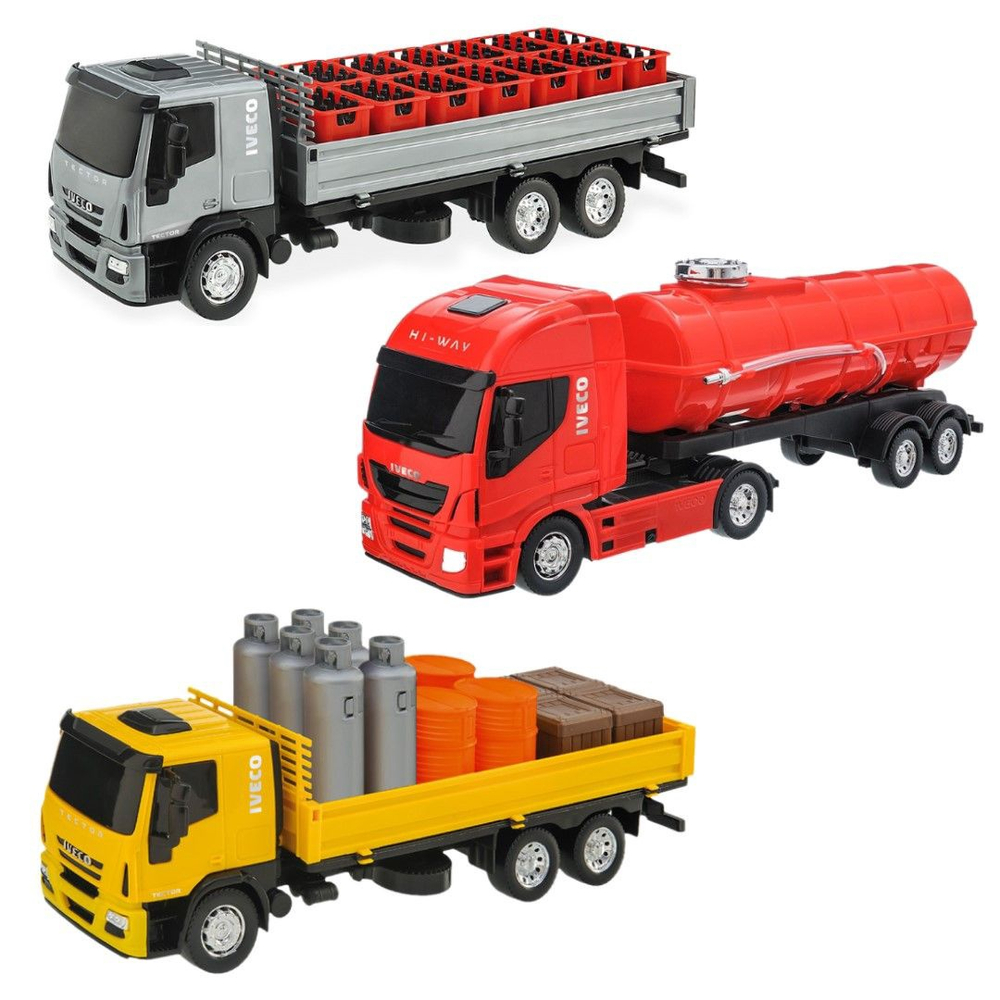 Miniatura Caminhão Brinquedo Infantil Iveco Tanque Gasolina