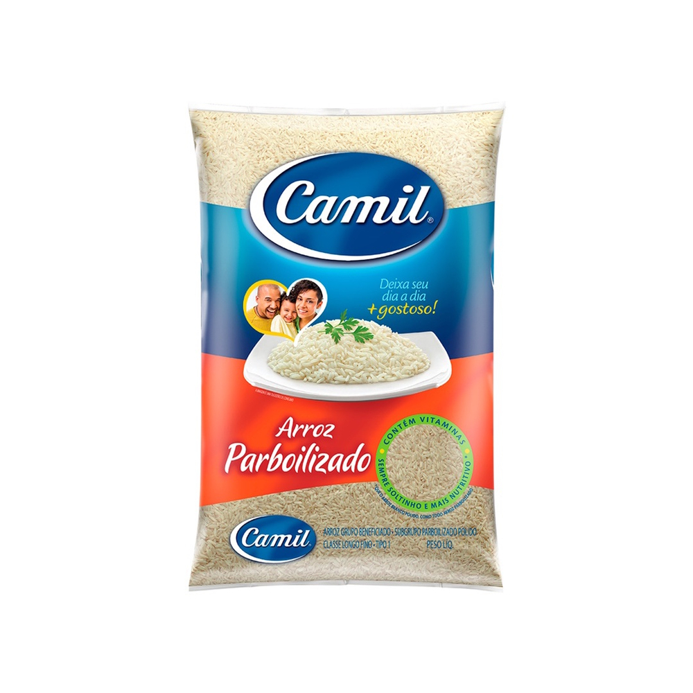 Arroz Parboilizado Camil 1Kg No Shoptime