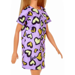 Boneca Barbie Loira Vestido Glamoroso Lilás Glitter Mattel - Roxo