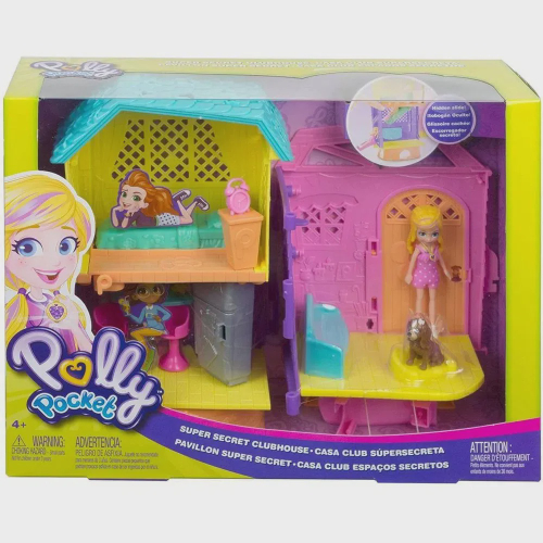 Polly Pocket Club House - Casa Club Espacos Secretos Set de Jogos