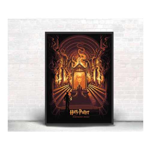 Quadro Decorativo Emoldurado Filme Harry Potter e a Pedra