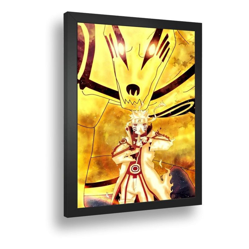 Quadro decorativo Naruto Modo Kurama Naruto Clássico