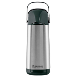Garrafa Térmica Lumina 1L Pressão Inox - Termolar Menor preço em Garrafa Térmica Lumina 1L Pressão Inox - Termolar