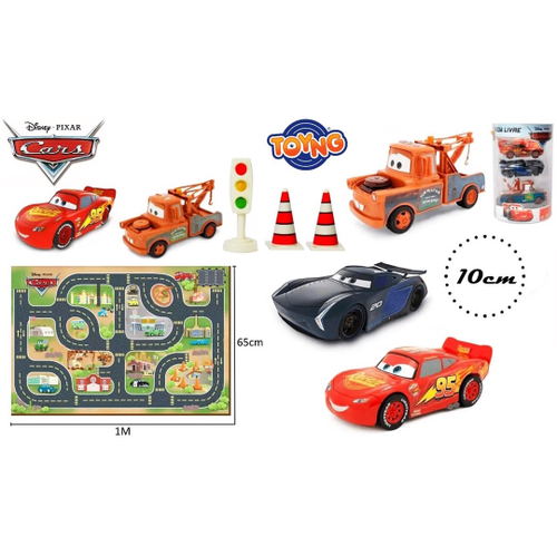 Kit Carros com 2 Carrinhos Relâpago Mcqueen Tow Mater Toyng