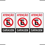 Combo 3 Placas De Sinalização Liquidação 20X15 Acesso - P-23 F9e