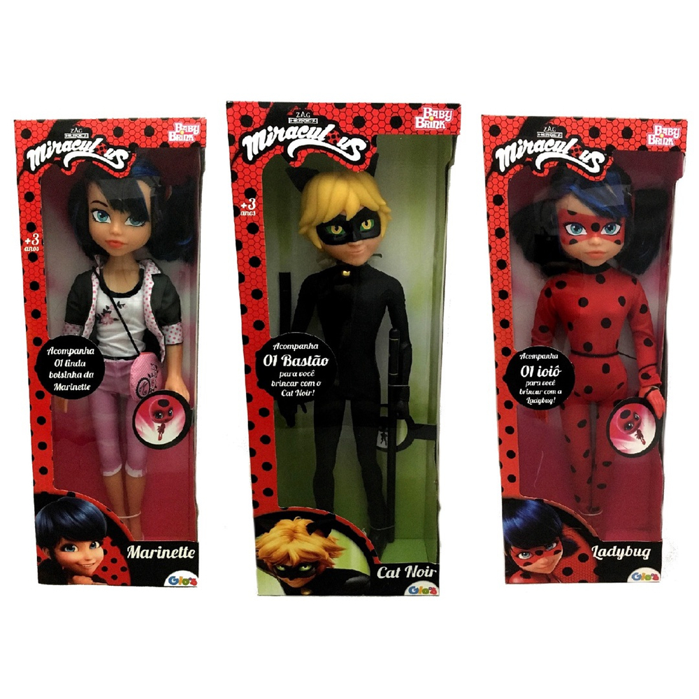 Boneca Miraculous LadyBug 50cm