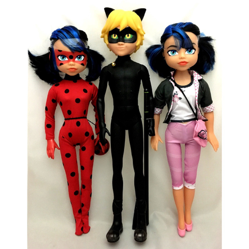 Kit Bonecos Baby Brink: Ladybug + Cat Noir + Marinette em Promoção na  Americanas