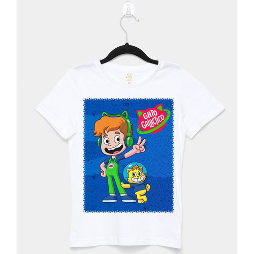 CAMISETA INFANTIL GATO GALÁCTICO