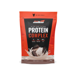 Whey Protein Complex 1,8kg Cookies & Cream New Millen Menor preço em Whey Protein Complex 1,8kg Cookies & Cream New Millen