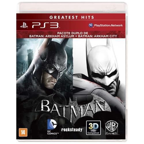 Game Batman Arkham Asylum + Arkham City - Xbox 360 - Pack Duplo com dois  Jogos