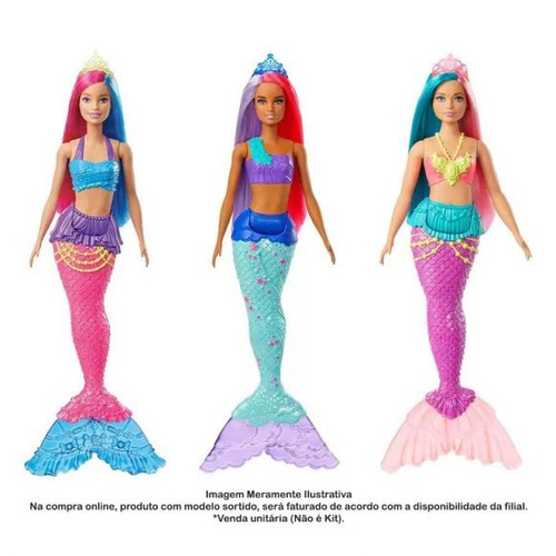 Boneca Barbie Dreamtopia Sereia Mattel GJK07 na Americanas Empresas