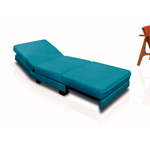 Poltrona Cama Solteiro Reclinável com Mola Ensacada Mova am que se Transforma em Sofá Cama