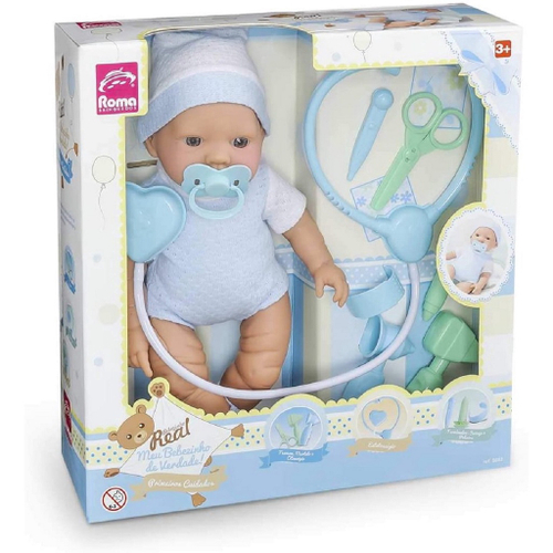 Boneca Bebe Reborn Barata Raposinha da Cotplás 2374 no Shoptime