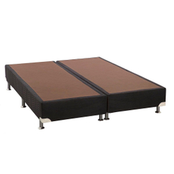 Menor preço em Cama Box Base Ortobom Nobuck Black Queen 158