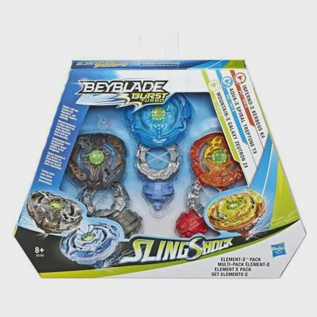 Conjunto Pião E Lançador - Beyblade Burst QuadStrike - Ambush Bazilisk - 4  Em 1 - Hasbro