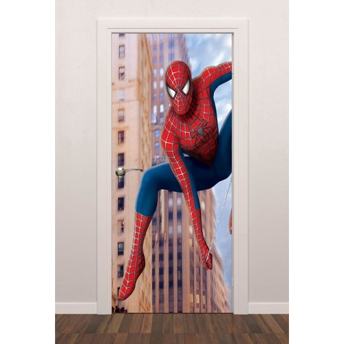 Adesivo para Porta 3D Homem Aranha 4