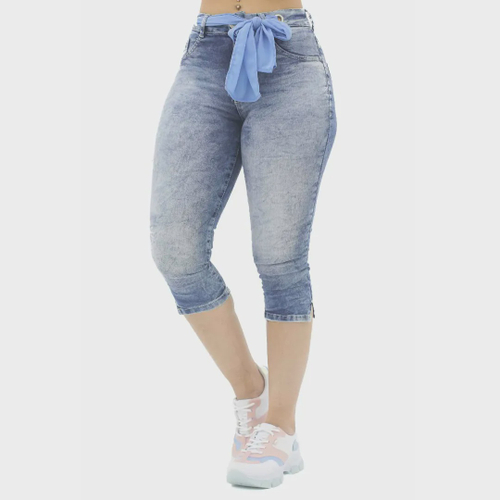 Calça jeans laço sales